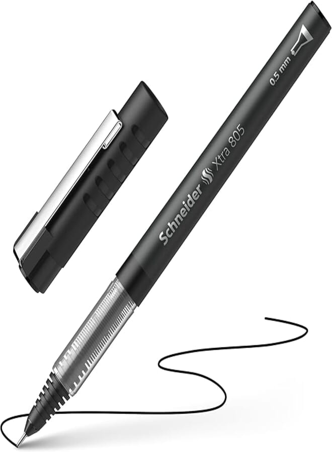 Schneider xtra 805 rollerball pen, black